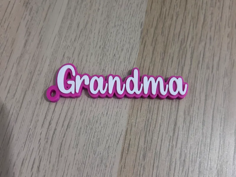 Grandma name keychain