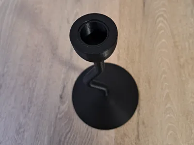 Candle holder for LED taper candle
