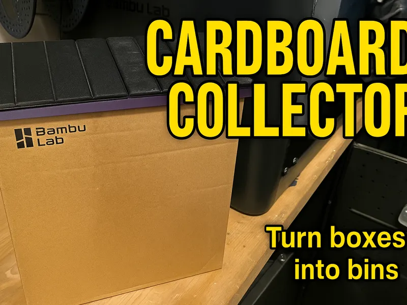 Cardboard Collector- An upcycled desktop dumpster