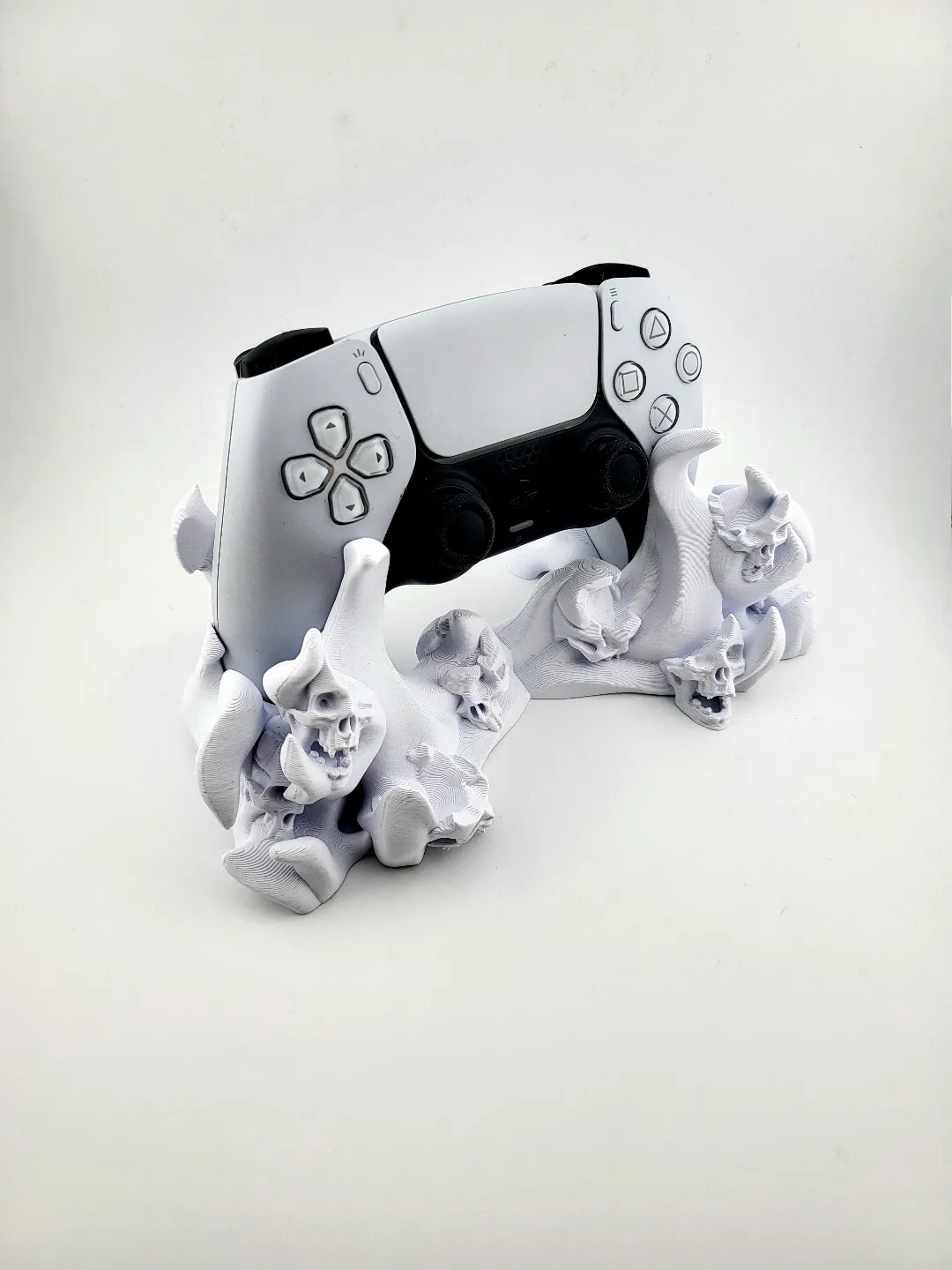 stand controller ps5 joystick holder hell skull view 4