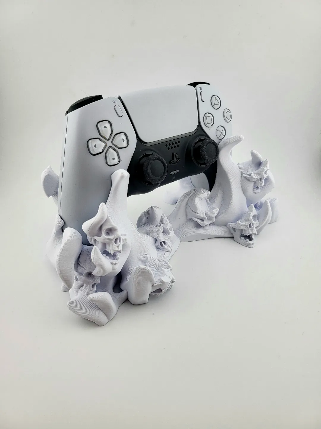 stand controller ps5 joystick holder hell skull view 3