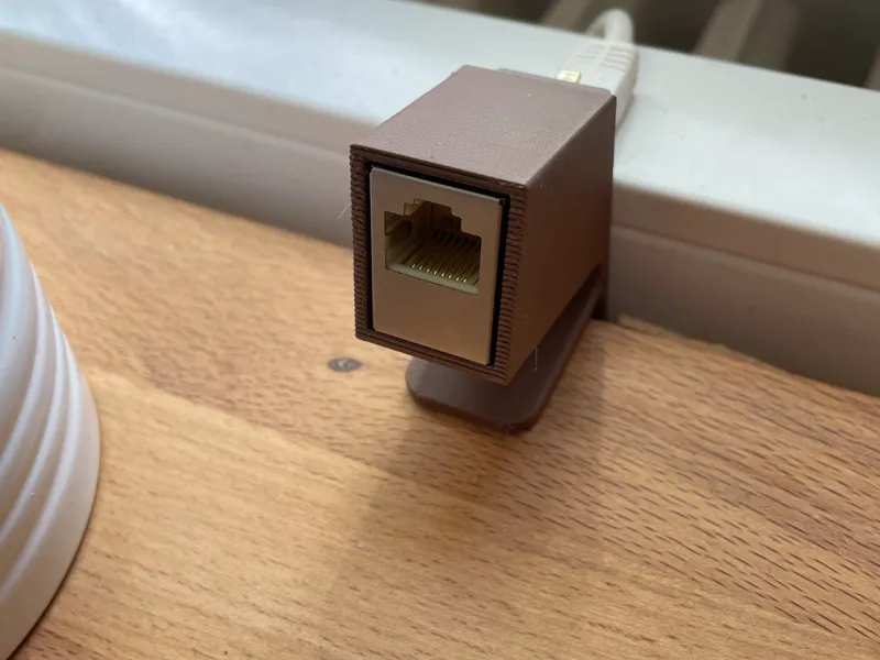 RJ45/Ethernet/LAN Coupler Holderdesk