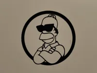 Décoration murale Homer Simpson — photo 2
