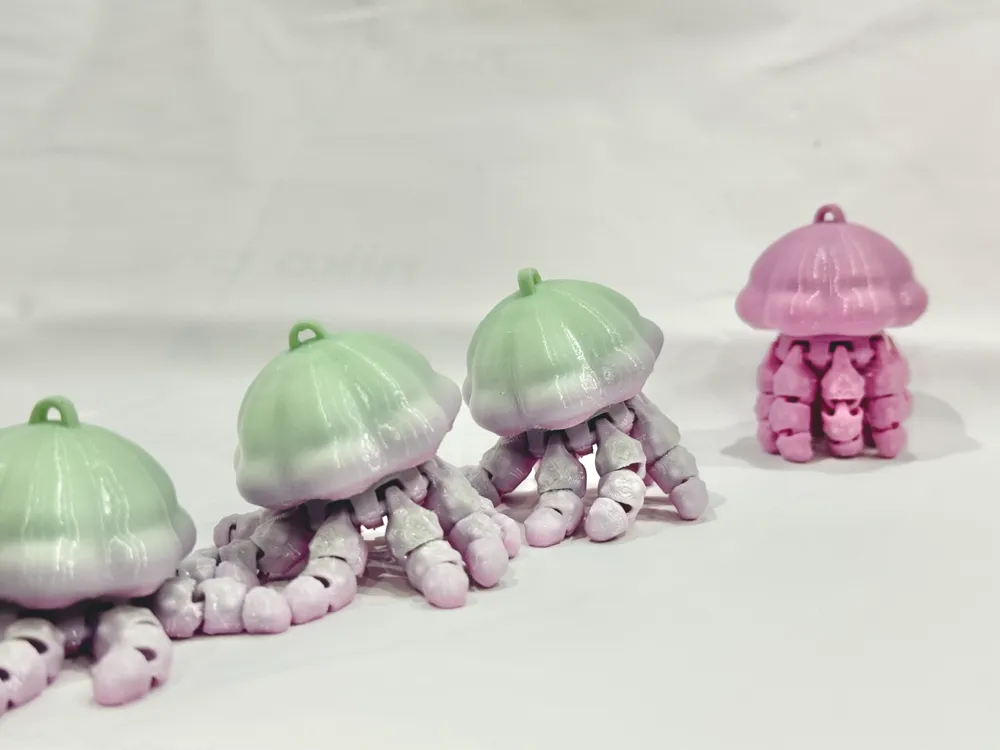Flexi Jellyfish [Shape Optimized Version] - Free 3D Print Model ...