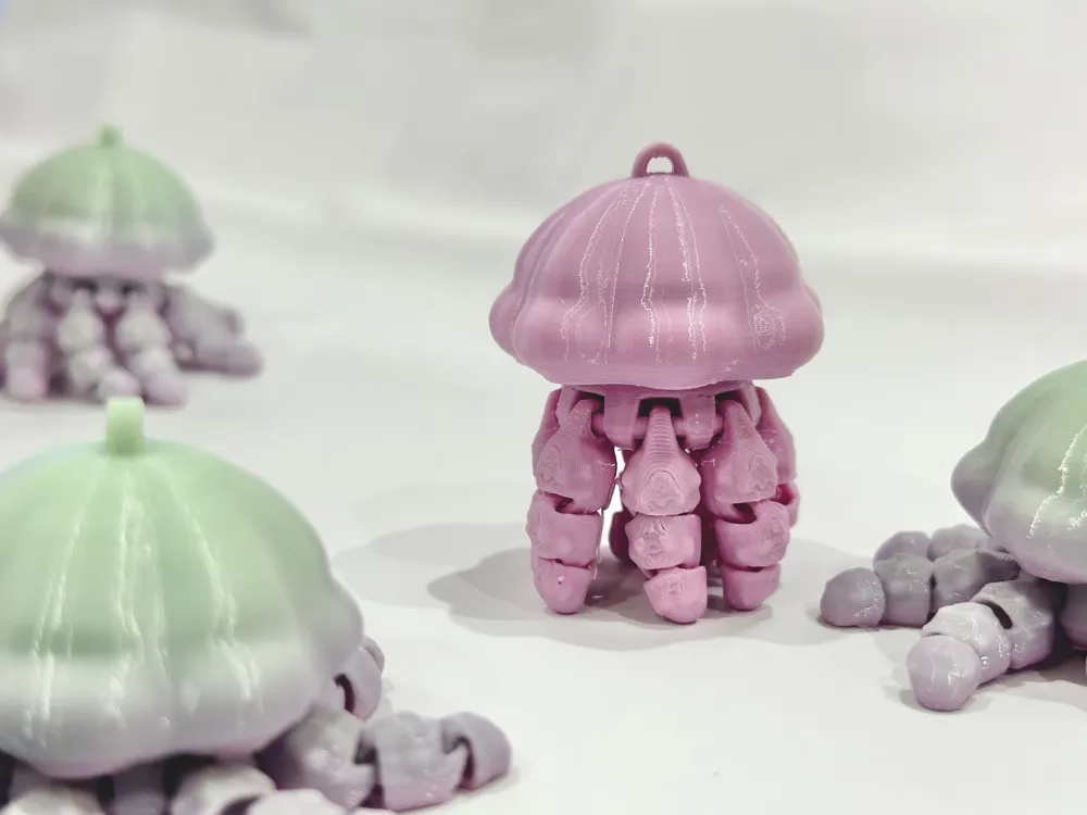 Flexi Jellyfish [Shape Optimized Version] - Free 3D Print Model ...