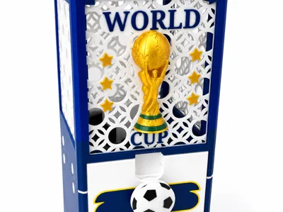 GachaPop Lite World Cup Panel + Soccer Ball Knob