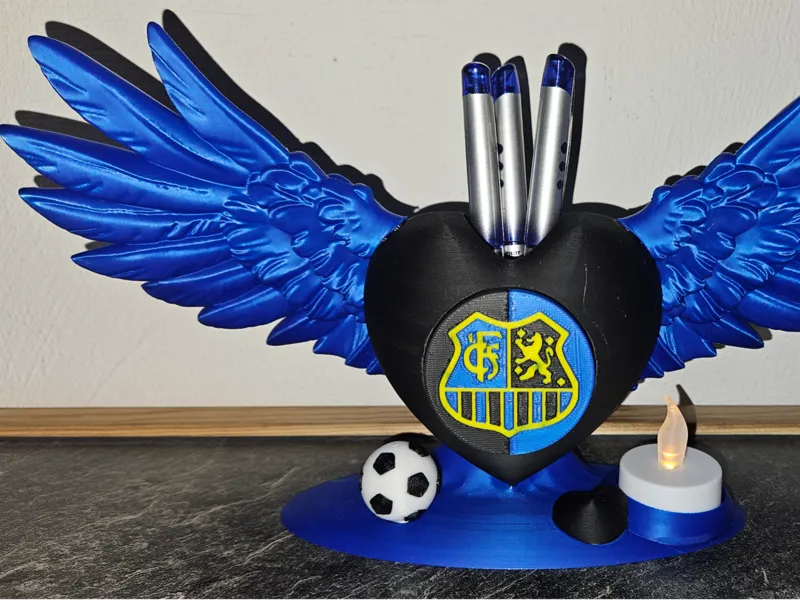 1. FC Saarbrücken Stifthalter mit Flügel