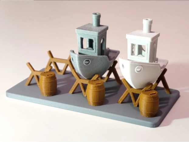 Dry Dock for Three Benchies