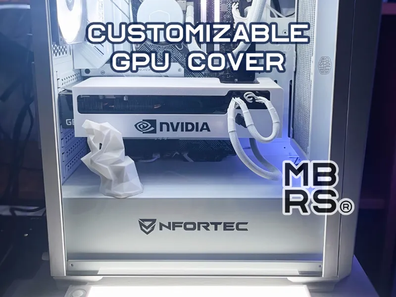Customizable Colored GPU Cover w/ Dissipation