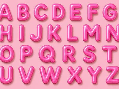 balloon letters