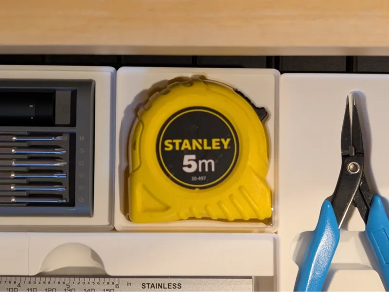 Stanley 5m Tape Measure Bin (Gridfinity 2x2)