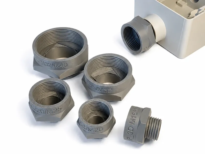 Cable Gland Thread Enlarging Adapters M16 - M40