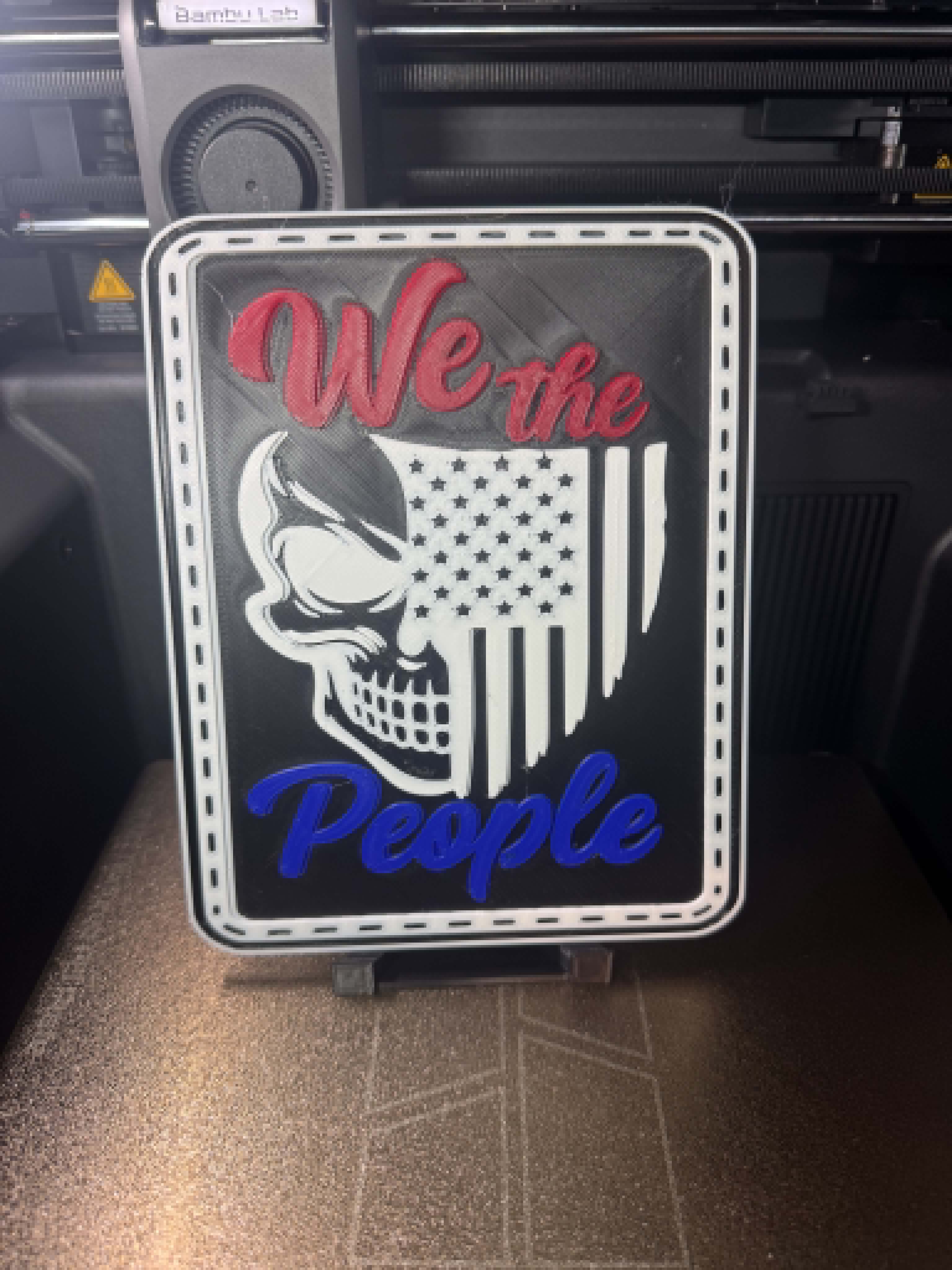 0.28mm layer, 2 walls, 15% infill Raised design