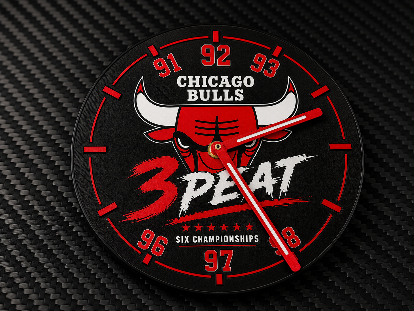 Chicago Bulls 3-Peat Clock