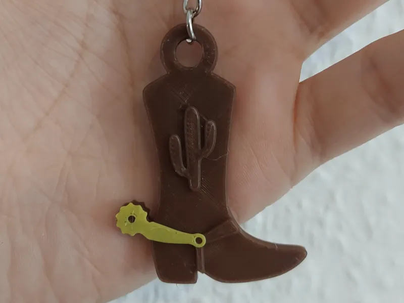 Woody's Boot Keychain