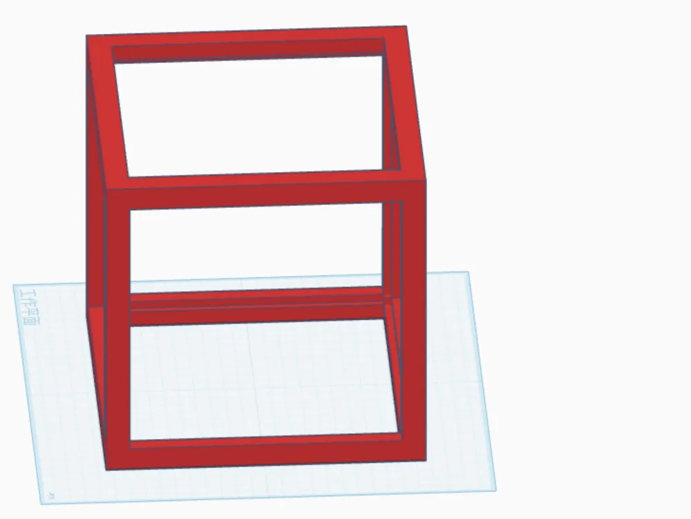 cubic hollow frame - Free 3D Print Model - MakerWorld