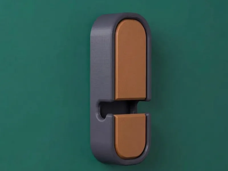 Appendi abiti da muro di design, interlinea 8cm