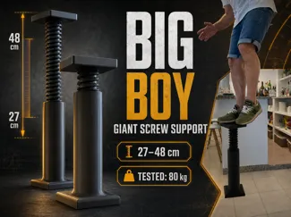 Supporto Gigante Regolabile a Vite da 27- 48 cm