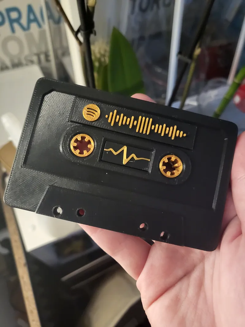 Seperate Parts for Spotify Code Cassette (works without AMS)