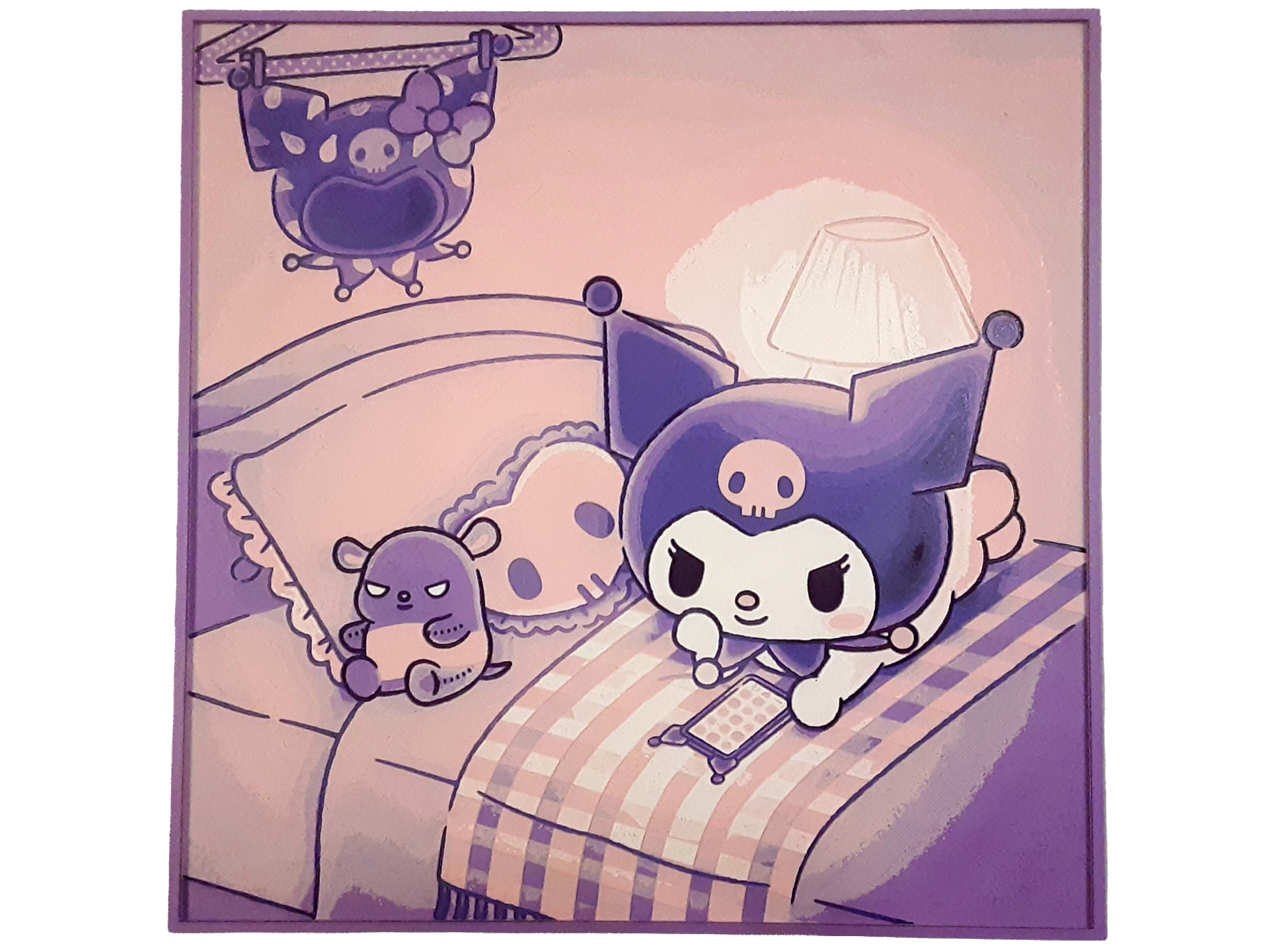 Kuromi Bedroom Hueforge Sanrio Cute Kawaii