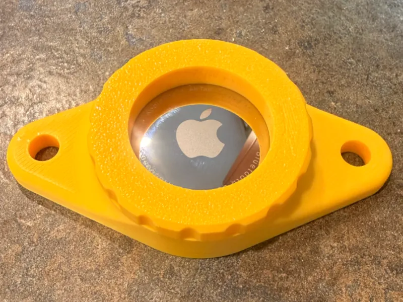 Apple AirTag Mount Wth Opening For Improved Signal
