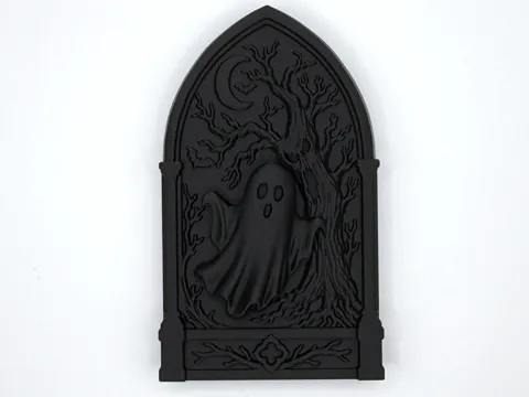 Adorno temático: Haunted Tree and Ghost Desk Decor — referencia de MakerWorld