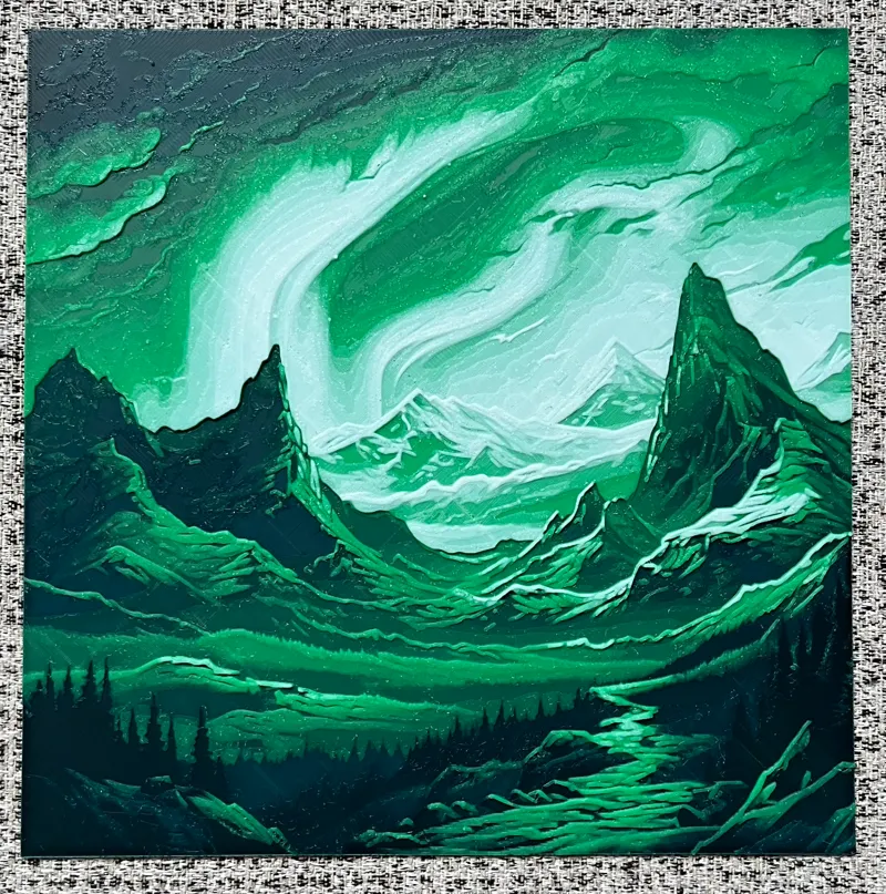 Hueforge Bambu Green Pack (Filament Painting)