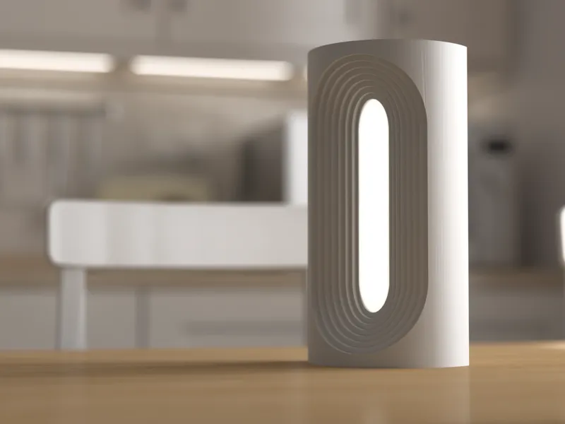 Modern layered table lamp