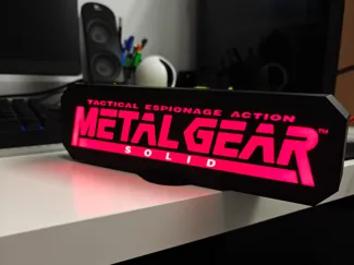 Metal Gear Solid Light Box