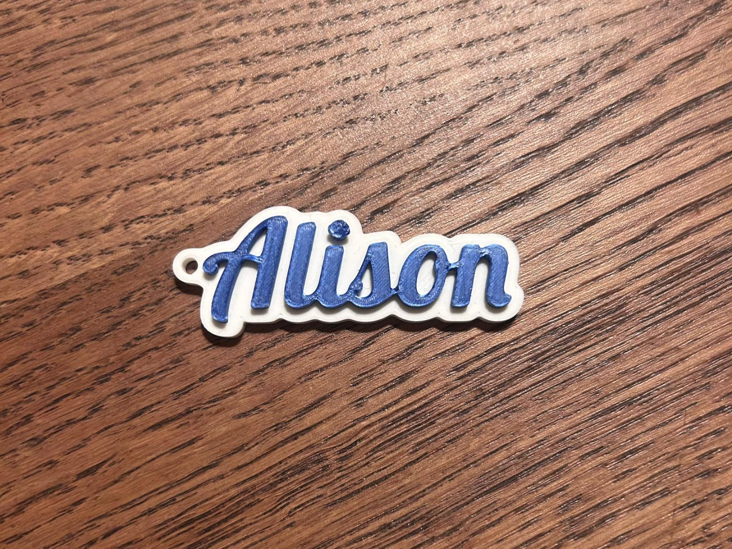 Alison name keychain