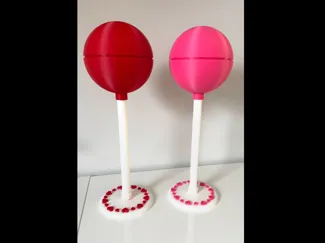 Giant Fillable Lollipop - Valentines