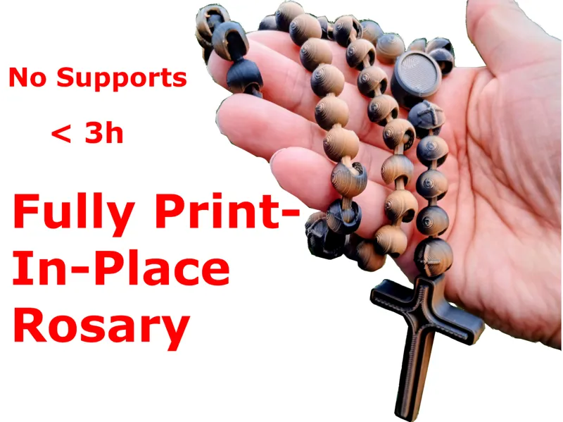 Fully Print-In-Place Rosary