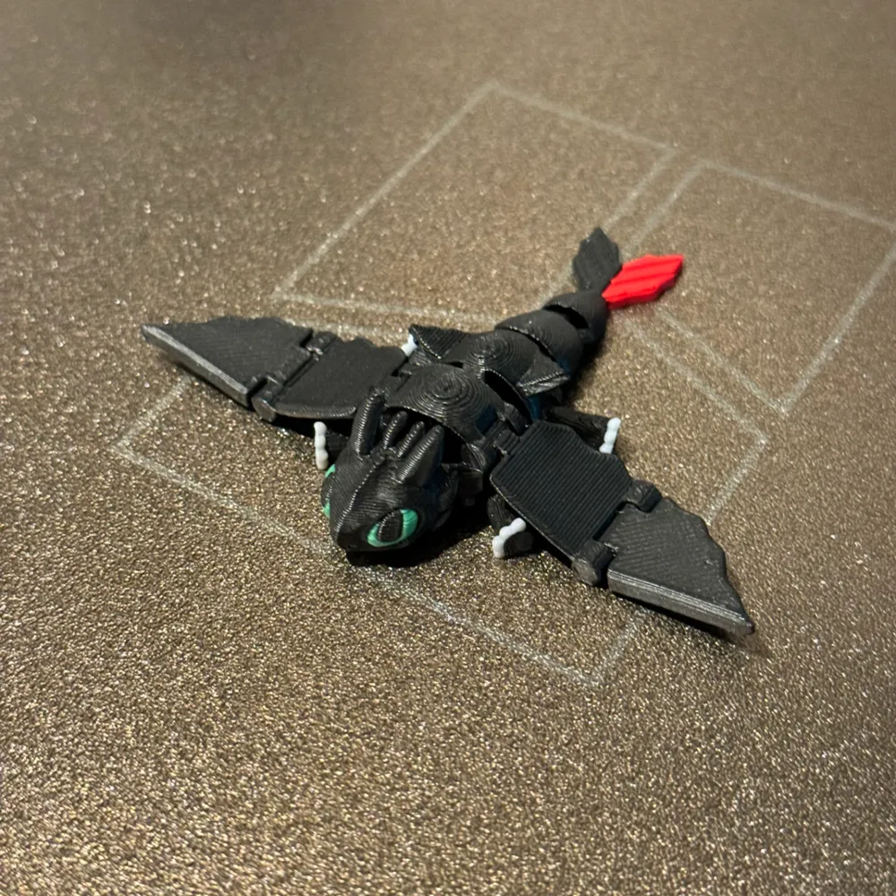 Articulated Mini Toothless [Print In Place] - Free 3D Print Model ...