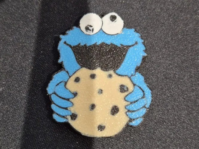llavero monstruo de las galletas