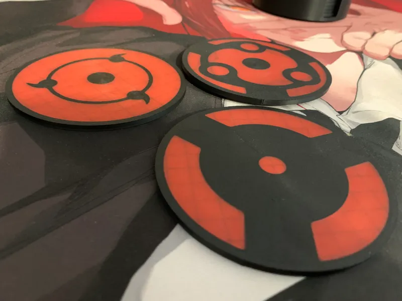 Sharingan Coasters - Izuna, Madara Eternal, Tomoe