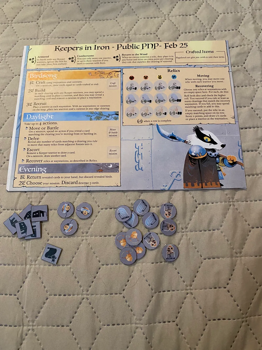 Root Tokens Game ROOT expansion tokens by madore_ - MakerWorld