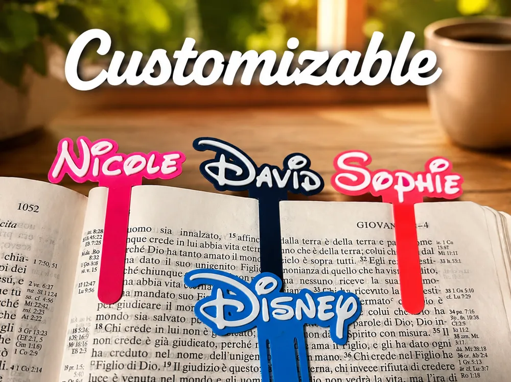 Accesorio de lectura: Customizable Disney Kids Bookmark. Referencia del modelo original.