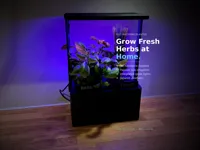 Self watering planter - With light fixture!