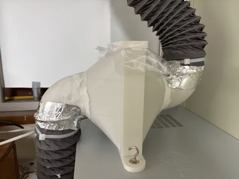 Duct Carbon filter holder for 80 mm hose