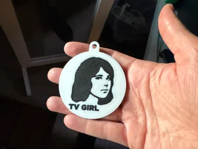 TV Girl Keychain