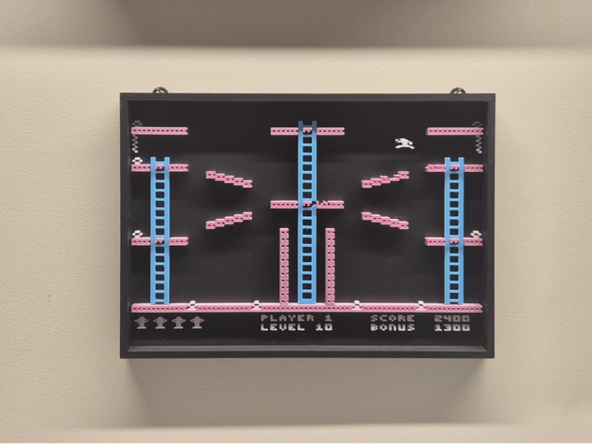 JumpMan Retro DOS game Wall Decor