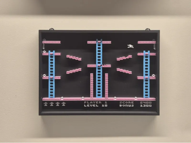 JumpMan Retro DOS game Wall Decor