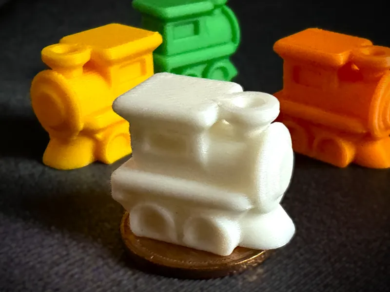 Mini Trains for Mexican Train Domino Game Token