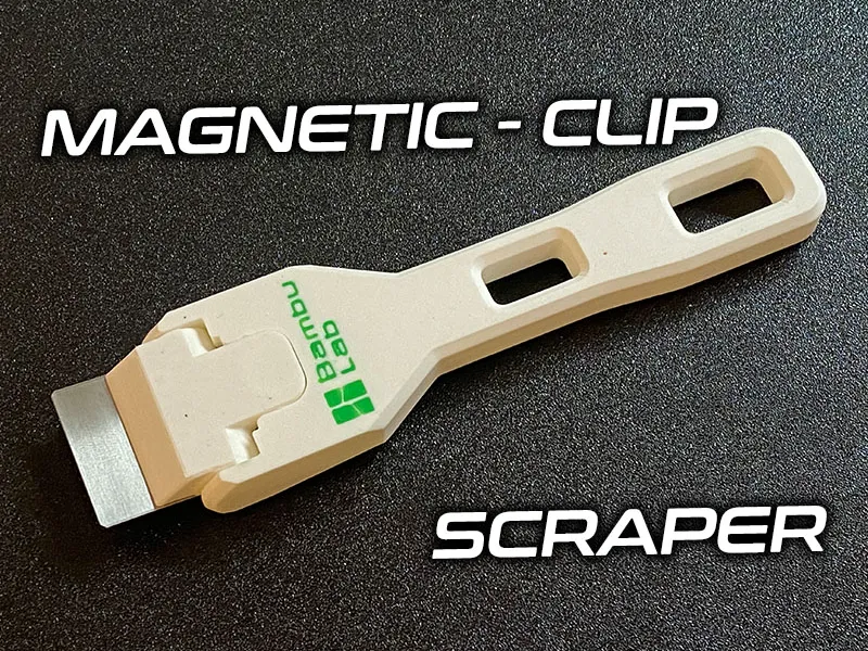 The new magnetic clip scraper