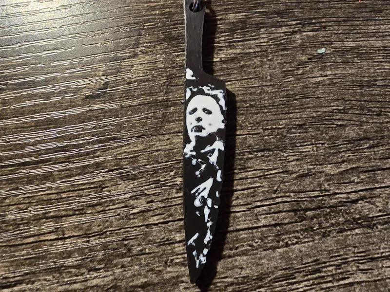 Michael Myers Halloween Keychain