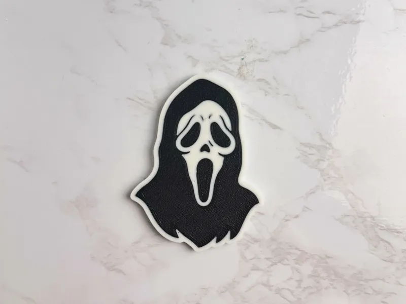 Ghostface Magnet | Horror Scream Mask Badge