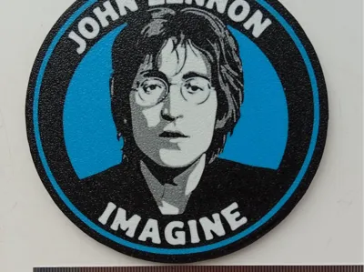 John Lennon - Imagine Keychain