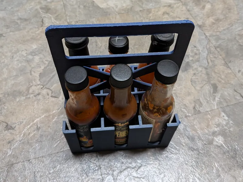 Hot Sauce Bottle Caddy