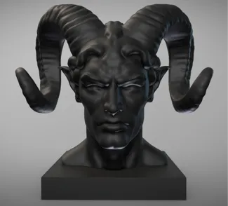 Satan Bust