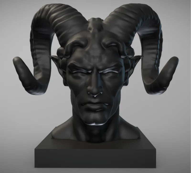 Satan Bust